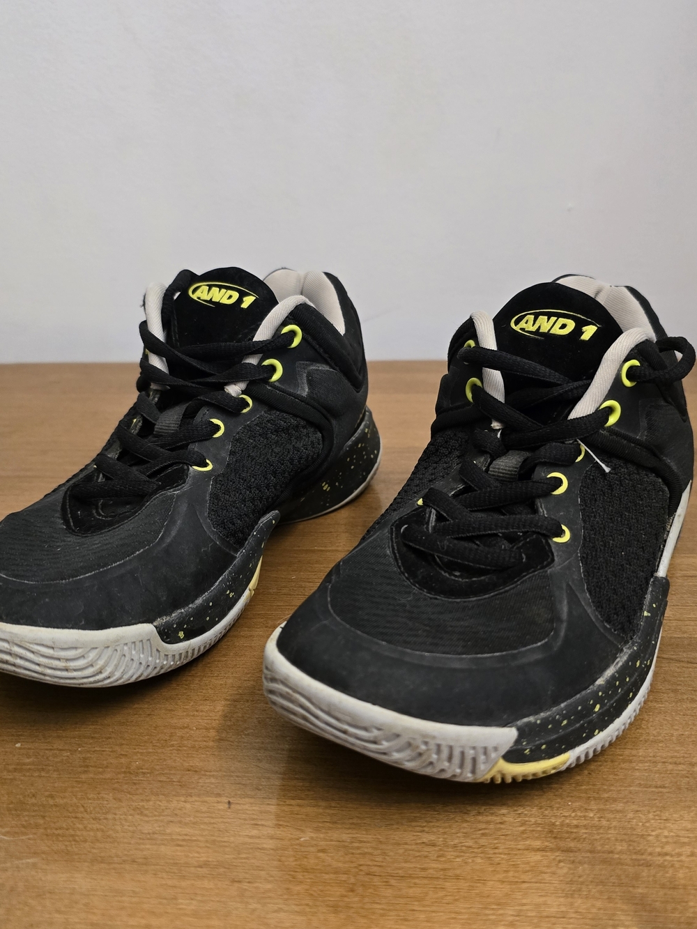 AND1 Black & Yellow Athletic Sneakers
